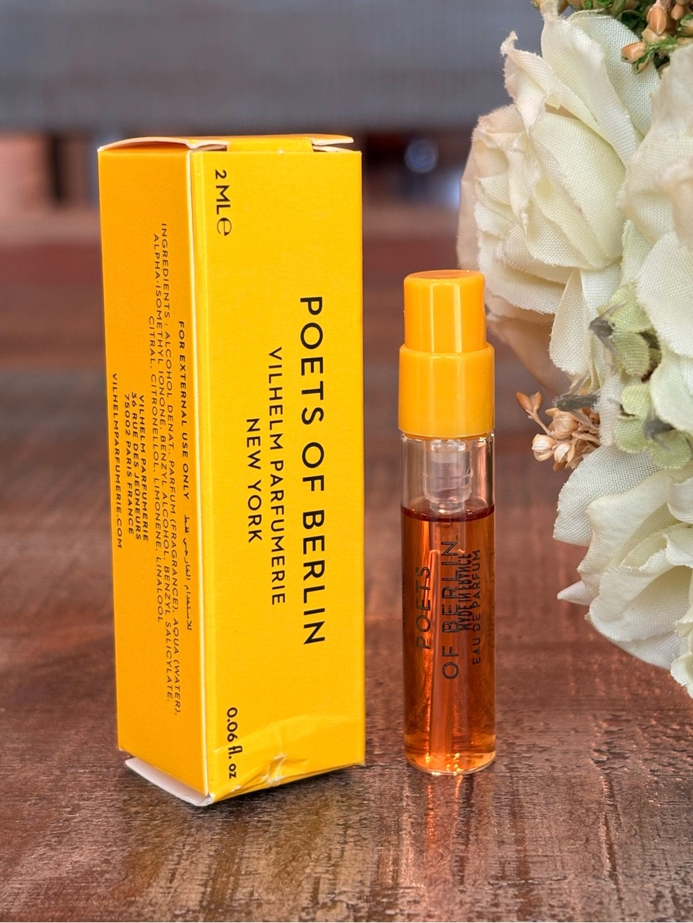 NEW Vilhelm Parfumerie POETS OF BERLIN Sample Spray!